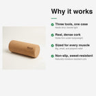 Cork Roller Set (3-in-1) — features