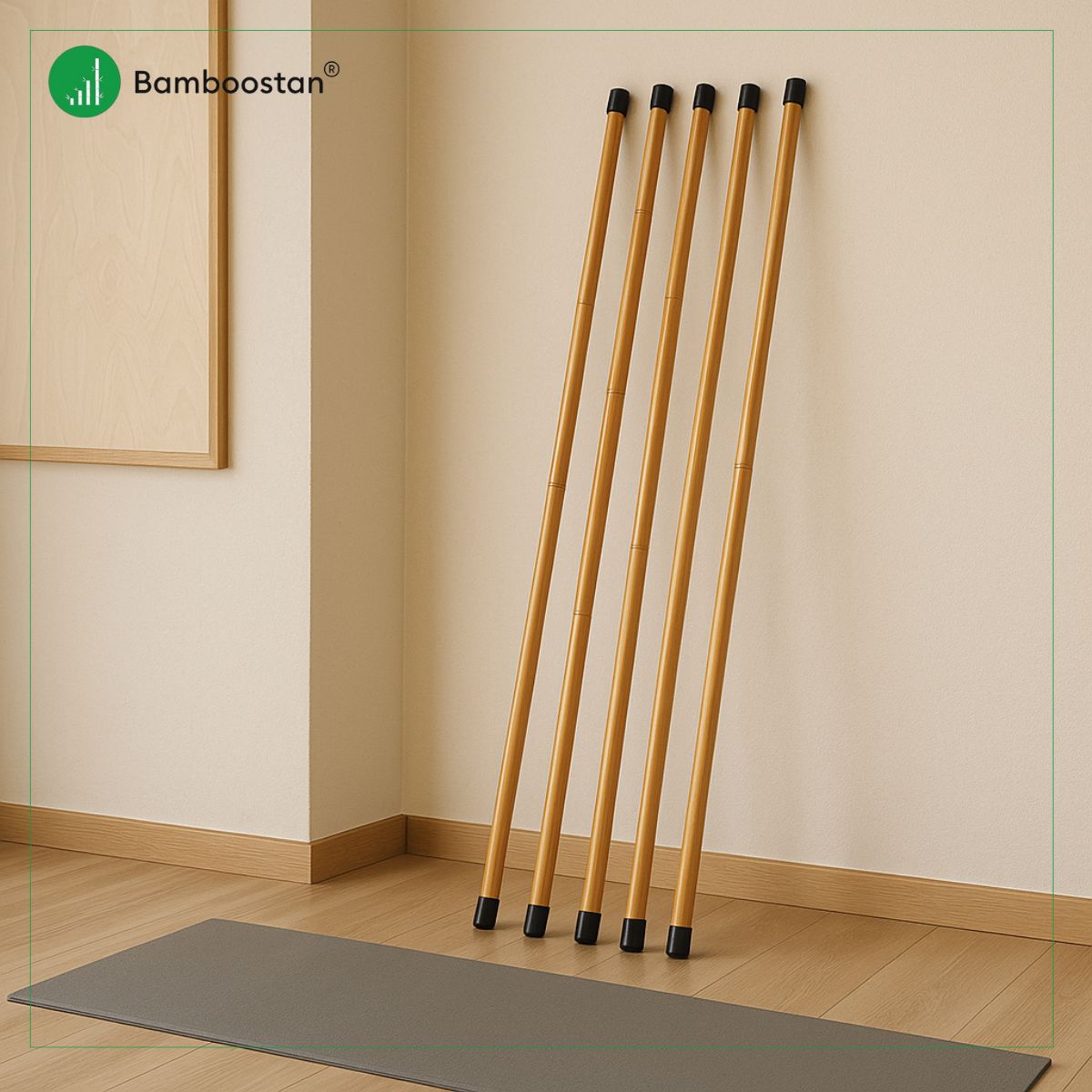 Bamboo Yoga and Fitness Stick Bundle Pack