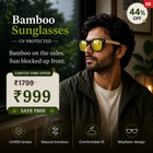 Bamboo Sunglasses UV Protected