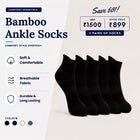 Pack of 5 - Black