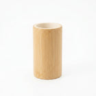 Bamboo Pen Stand PS-2 — natural bamboo cylinder with flat top, on white background