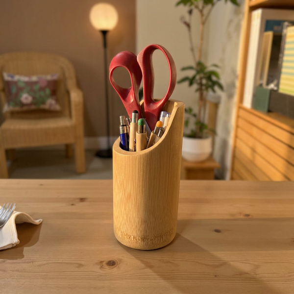 Bamboo Pen Stand PS-3