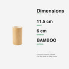 Bamboo Pen Stand PS-2 dimensions — 11.5 cm height, 6 cm diameter
