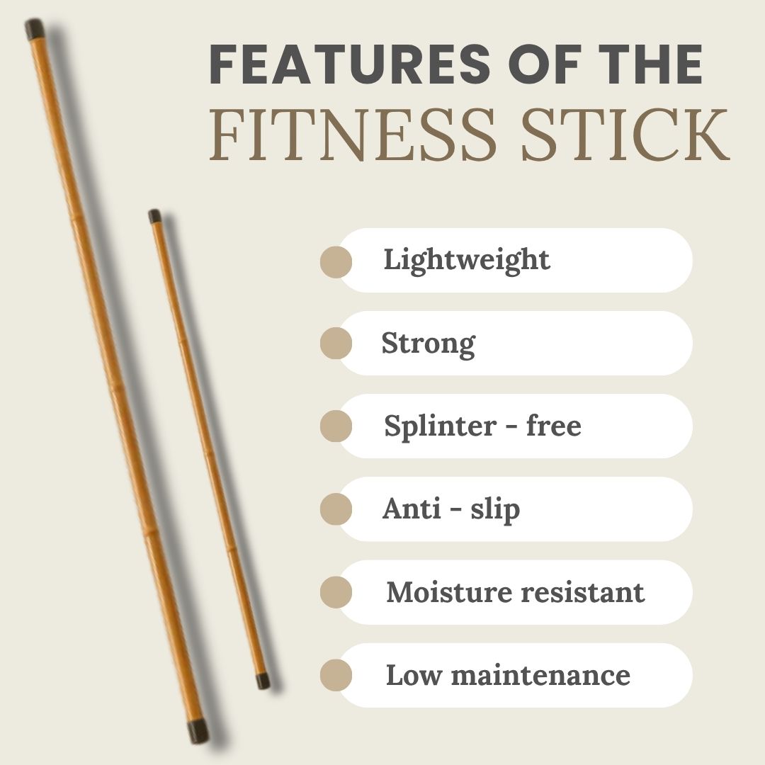 Bamboo Posture & Mobility Stick