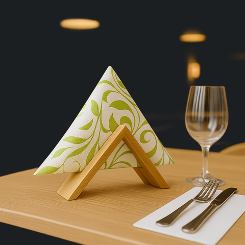 Bamboo Tissue Holder