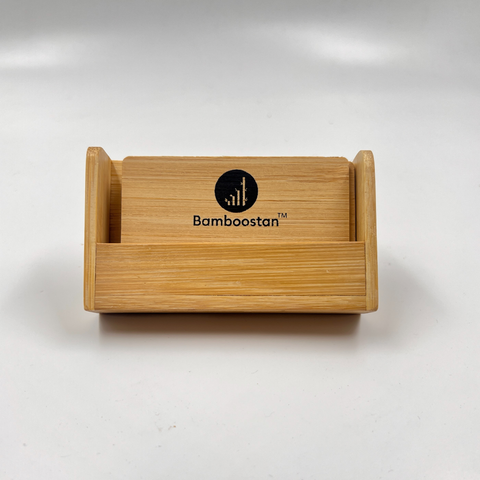 Standard Bamboo Executive Card Holder- Office Card Display