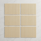 Pack of six Classic bamboo placemats in a grid