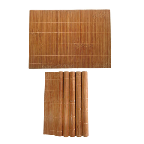 Bamboo Brown Placemat (Pack of 6)