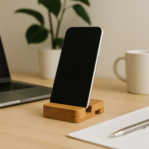Bamboo Mobile Tablet Stand