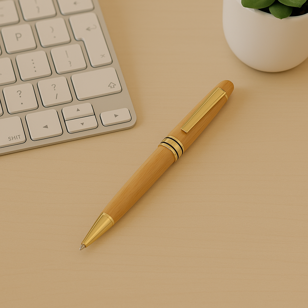 Bamboo Golden Pen