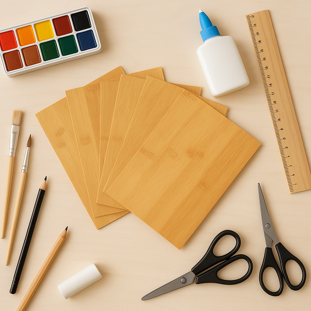 Bamboo Craft Sheet for DIY Projects and Design Needs