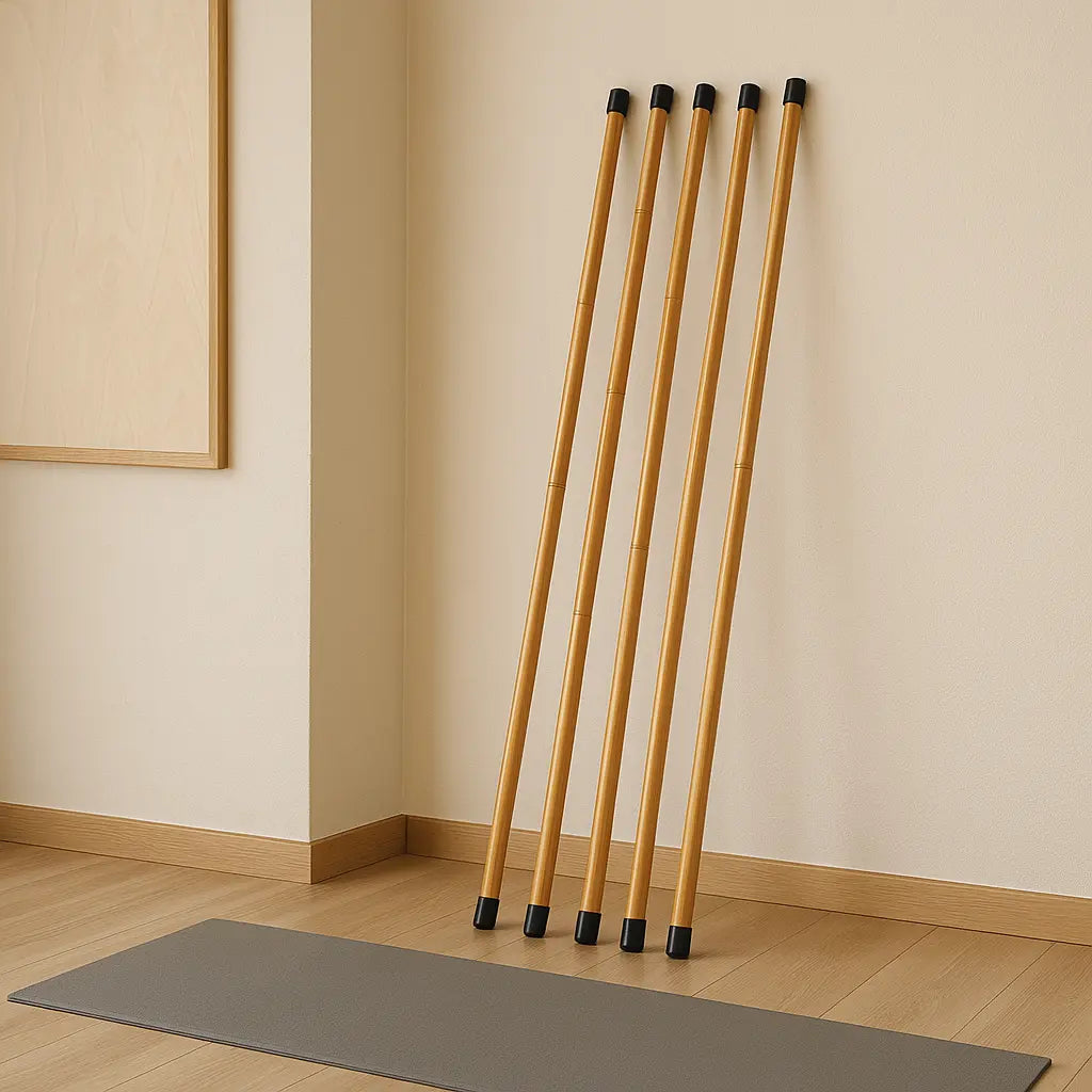 Bamboo Physiotherapy Stick – Bamboo stick for support, guided mobility and alignment