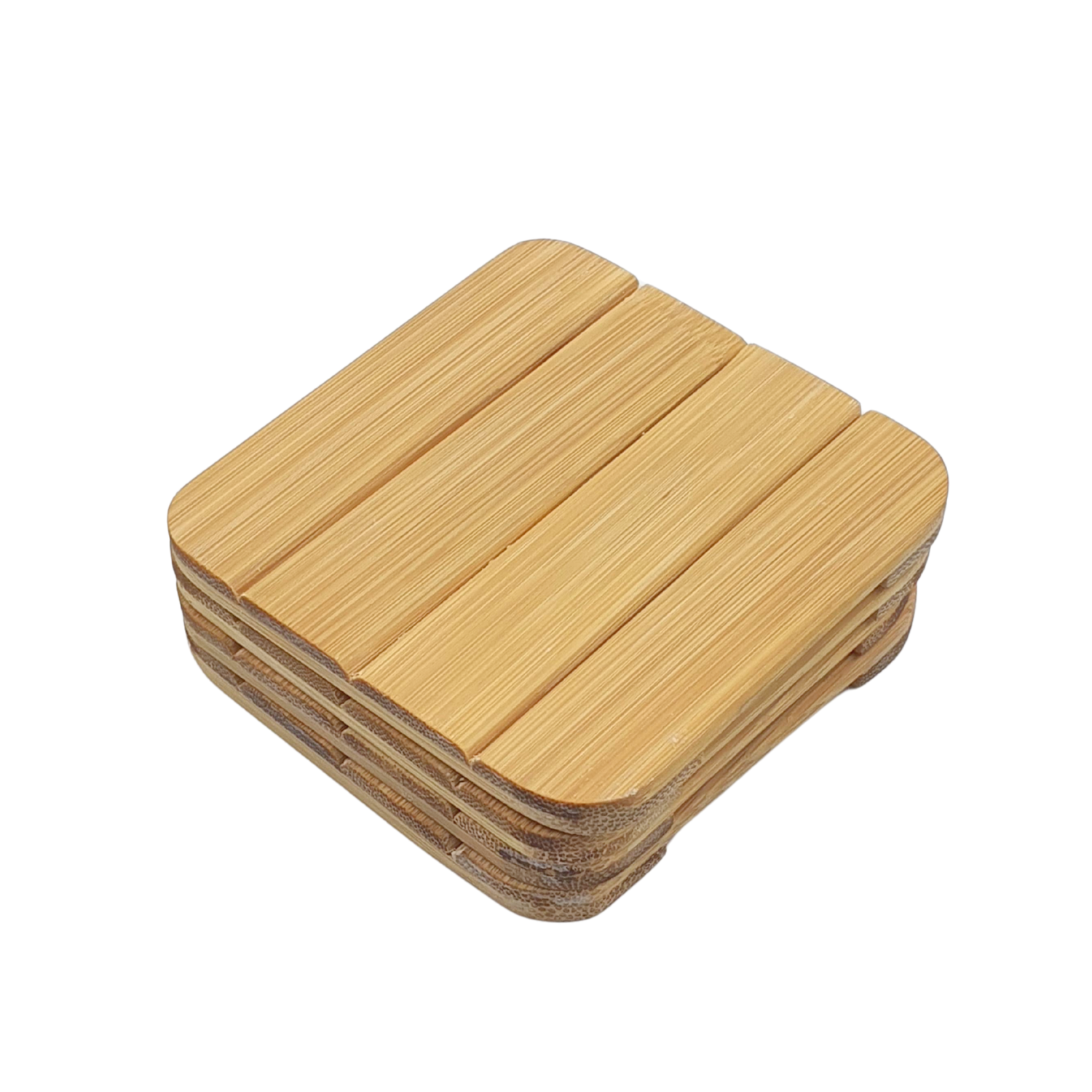 Bamboo Tea Coasters (Pack of 4)