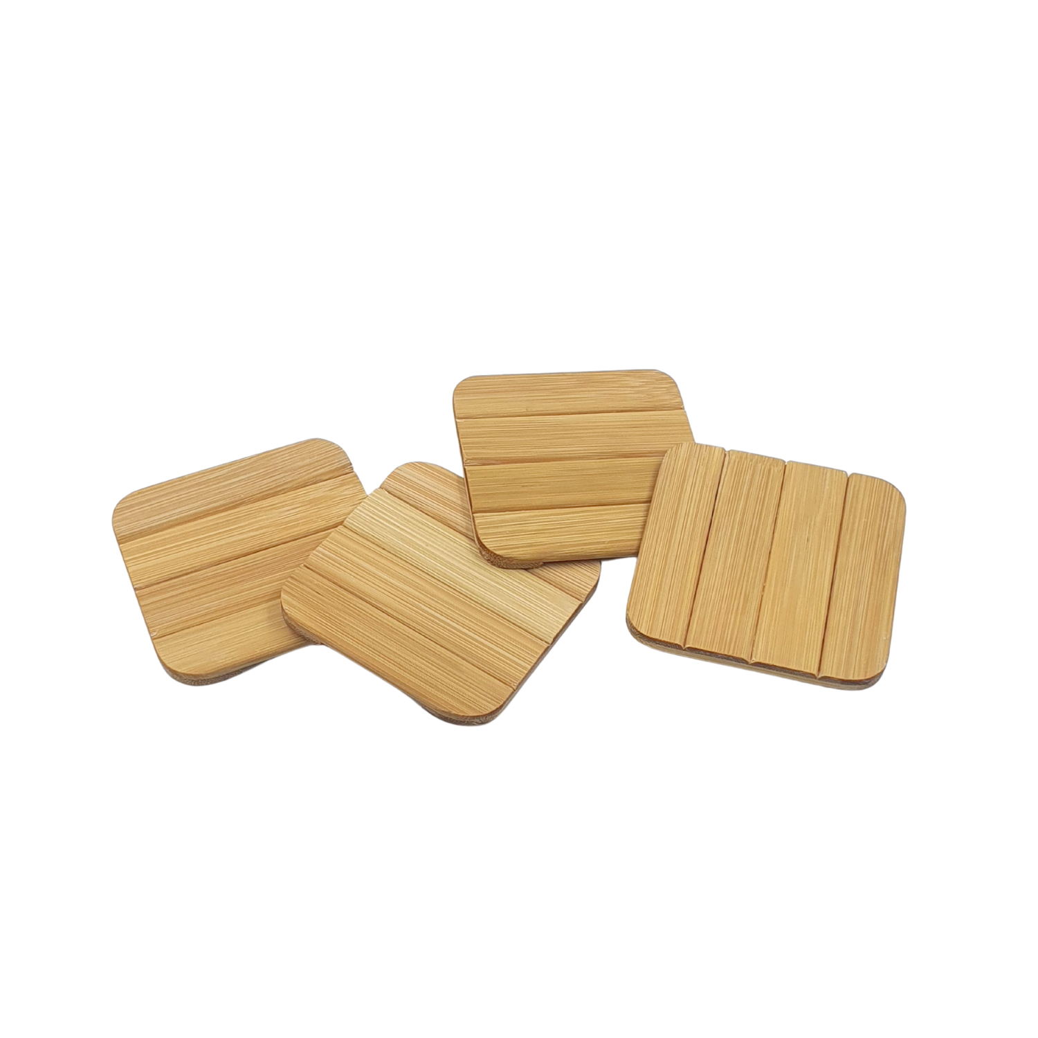 Bamboo Tea Coasters (Pack of 4)