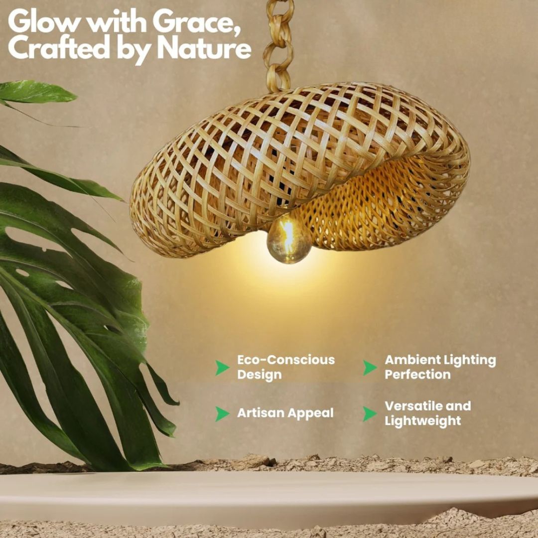 Bamboo Spiral Lamp