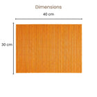 Classic bamboo placemat dimensions