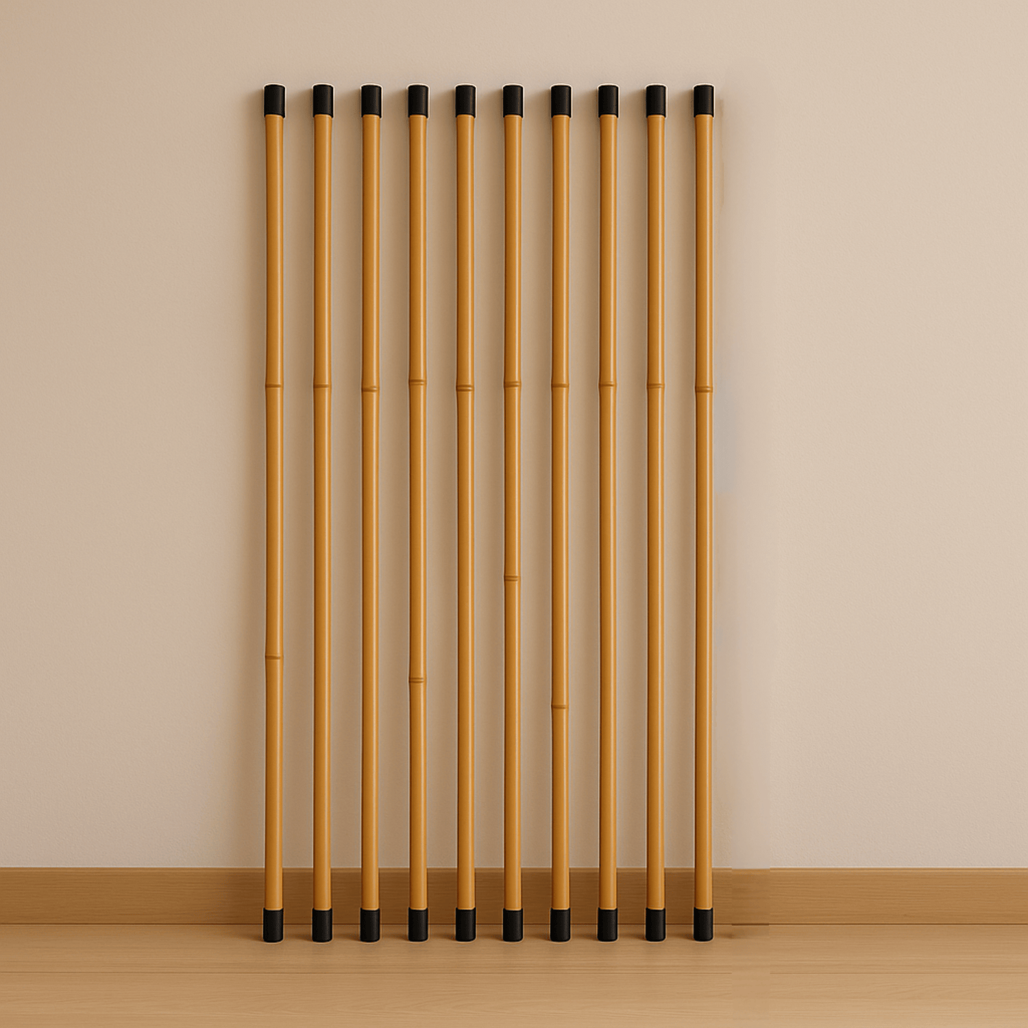 Bamboo Yoga and Fitness Stick – Bamboo Stick for Better Posture, Flexibility & Balance Training