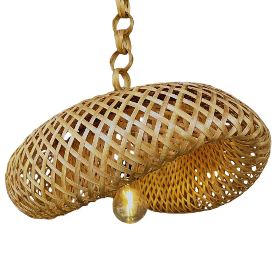 Bamboo Spiral Lamp
