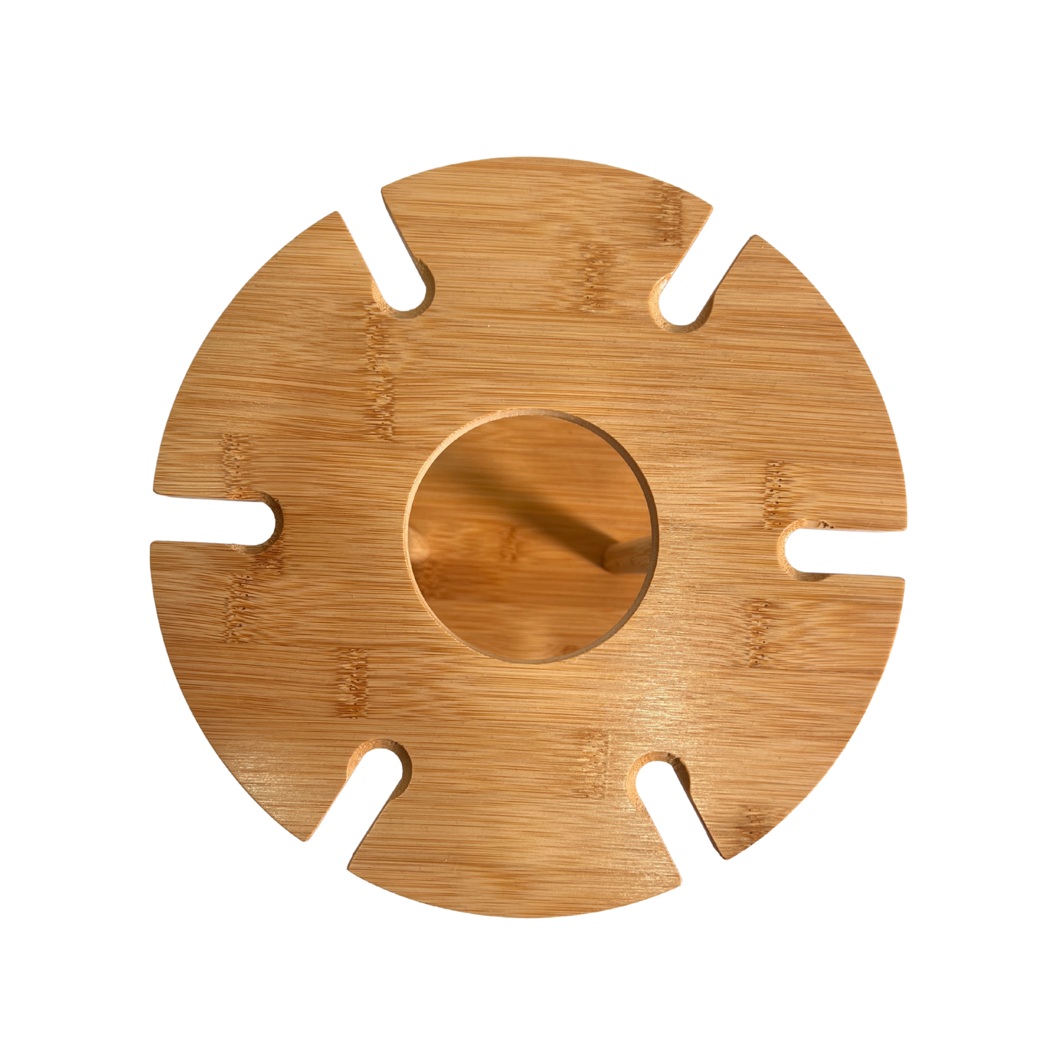 Bamboo Wine Glass Rack