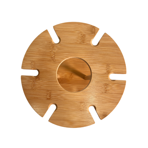 Bamboo Wine Glass Rack