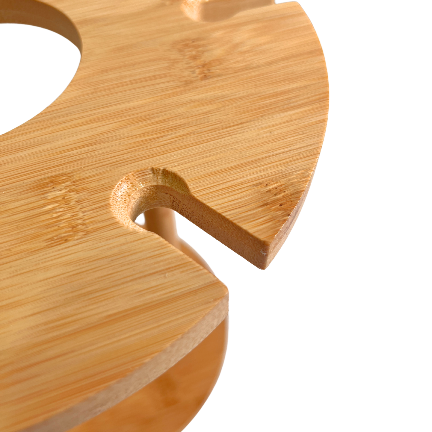Bamboo Wine Glass Rack