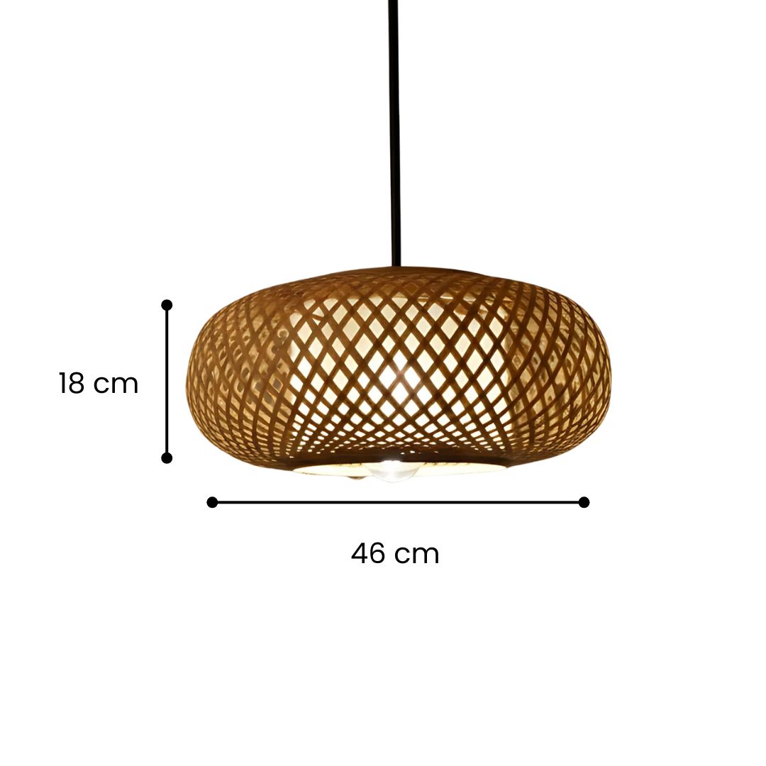 Bamboo Oval Cage Lamp