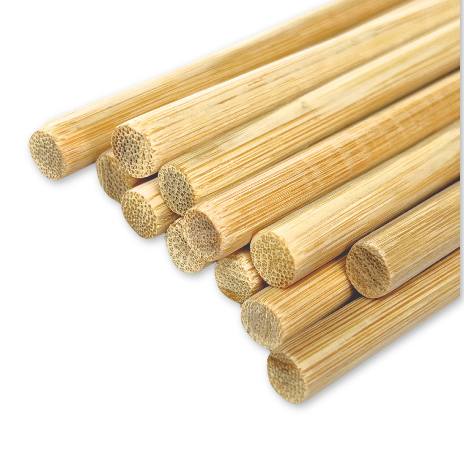 Bamboo Dowels / Round Sticks – Precision-Cut Rods for Architecture, Engineering & Sustainable Design