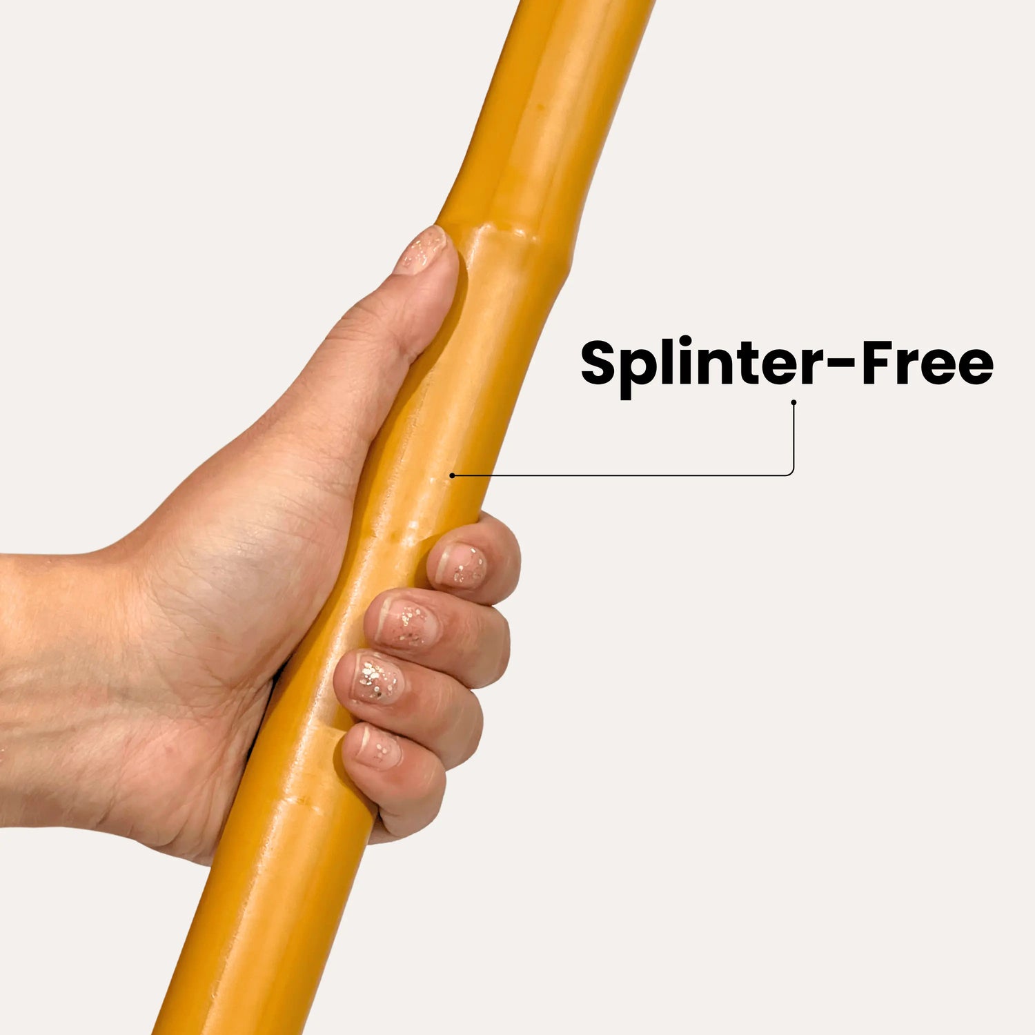 Bamboo Yoga and Fitness Stick – Bamboo Stick for Better Posture, Flexibility & Balance Training