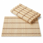 Natural Weave Bamboo Placemat in Natural