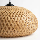 Bamboo Aura Ring Lamp — close-up detail