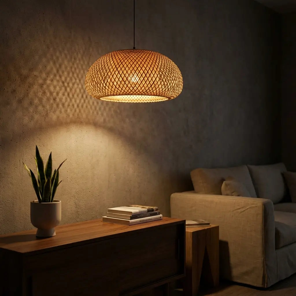 Bamboo Aura Ring Lamp