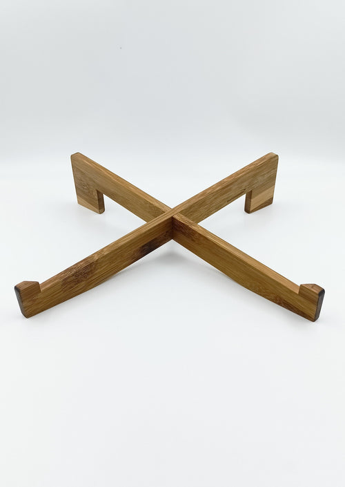 Ergonomic Bamboo Laptop Stand- Perfect for Professionals and Students