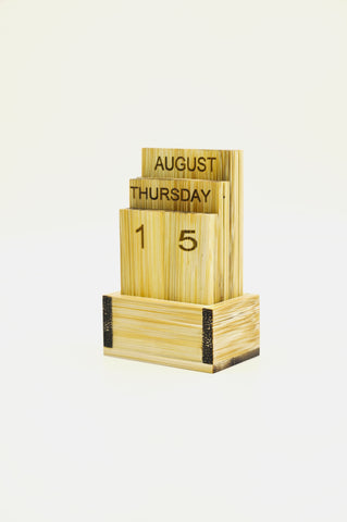 Perpetual Bamboo Calendar