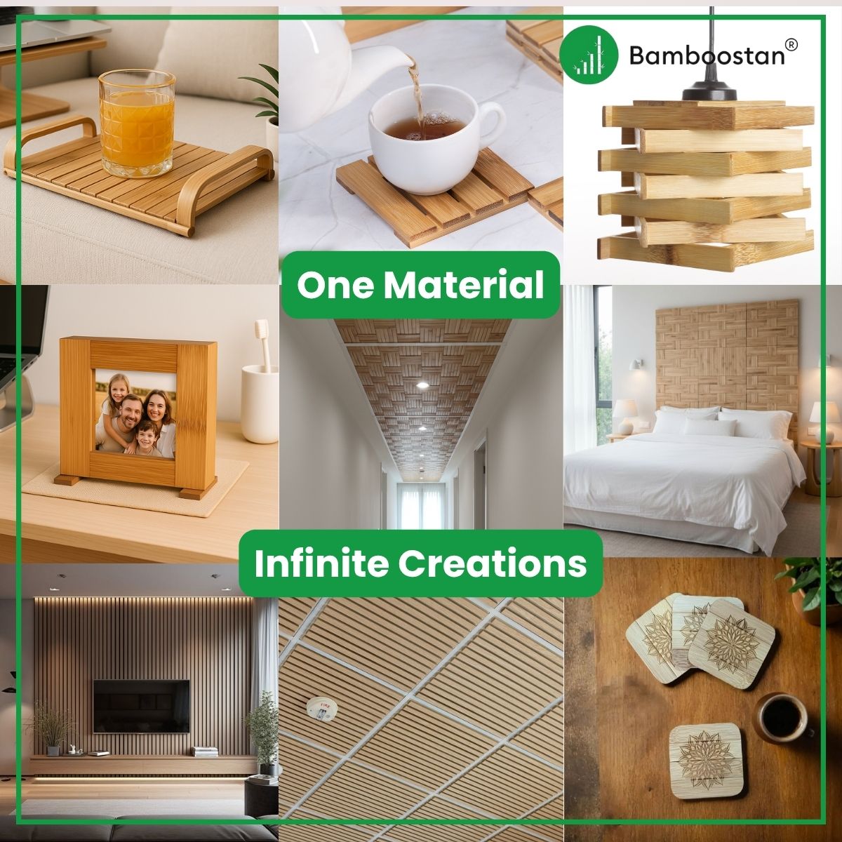 Bamboo Slats / Strips For Architectural Design, Interior Design, DIY Projects And Crafts