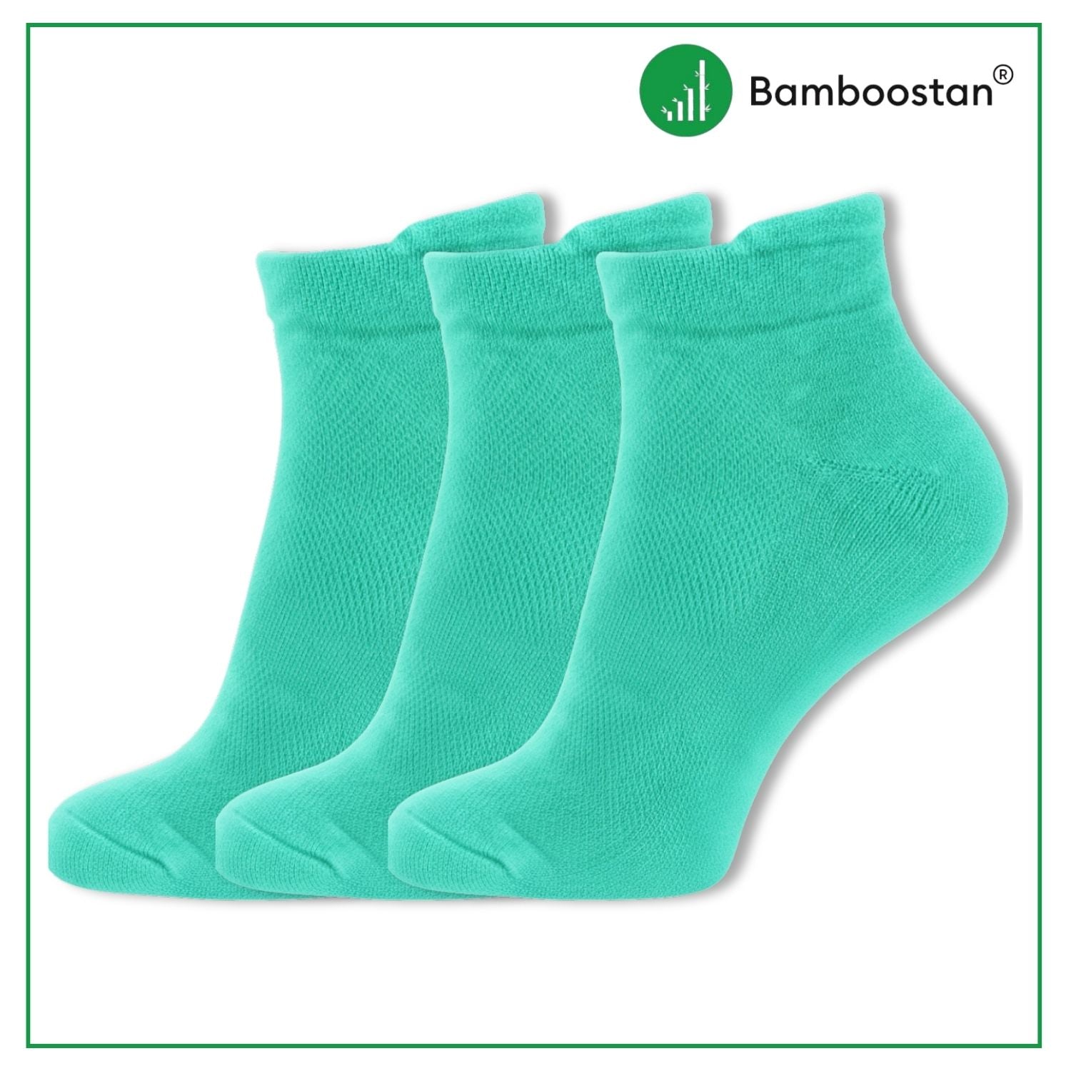 Bamboo Ankle Socks – Pack of 3 | Soft, Cushioned & Odor Resistant