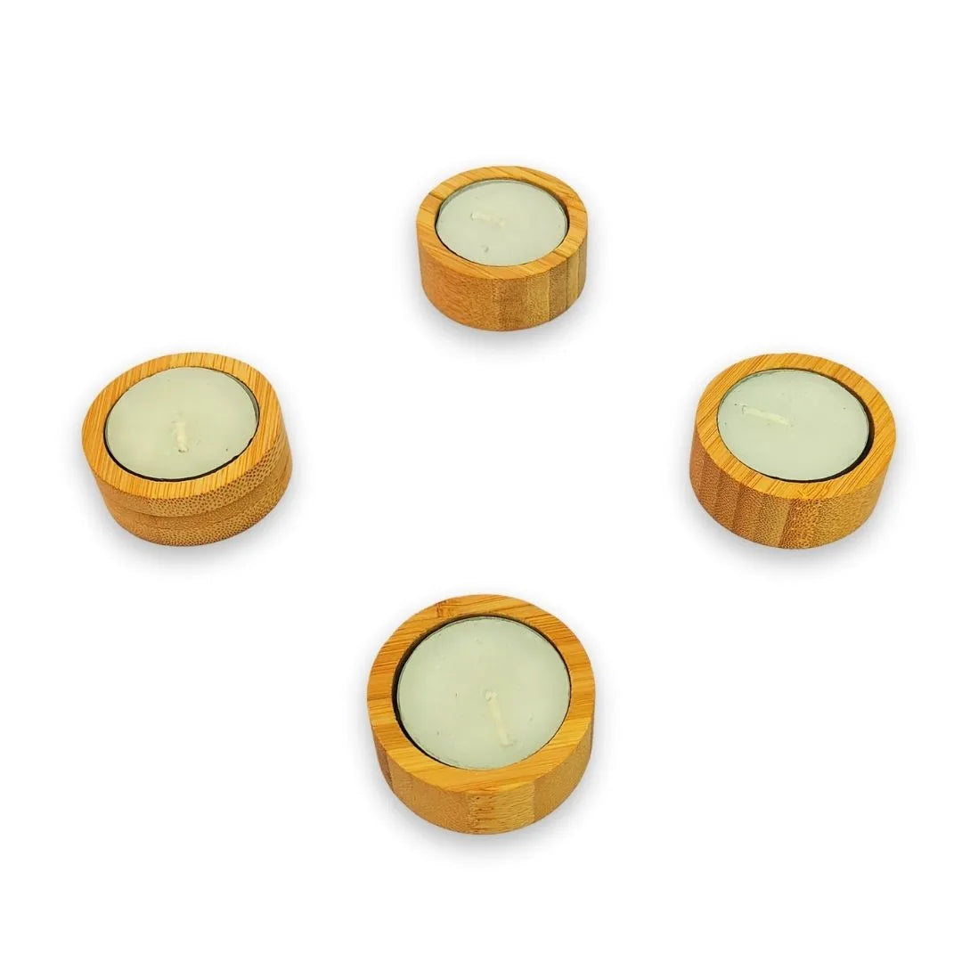 Bamboo Candles (Set of 4)