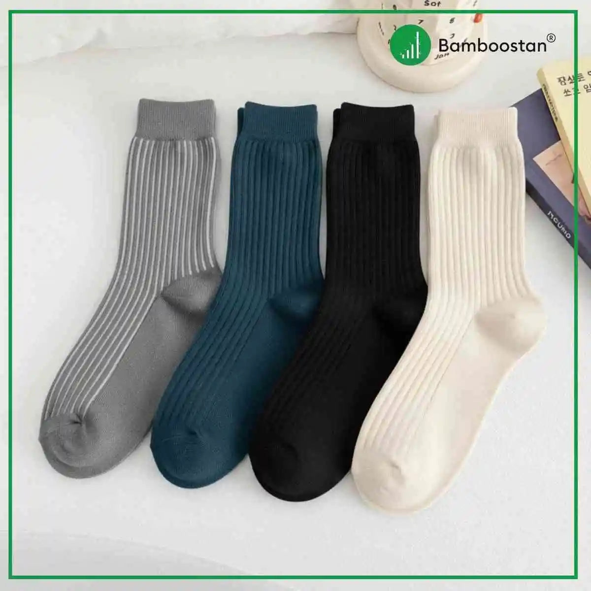 Bamboo Crew Socks – Pack of 4