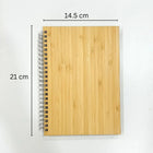 Bamboo Diary A5 with dimensions 14.5 cm x 21 cm, eco-friendly notebook for writing and journaling