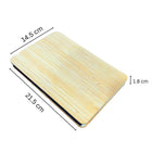 Eco-Script Bamboo Diary, a sustainable Bamboo Notebook, dimensions 14.5 cm x 21.5 cm x 1.8 cm.