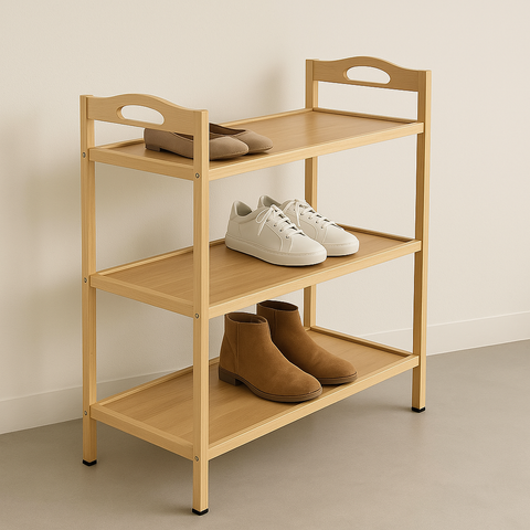 3-Tier Bamboo Shoe Rack
