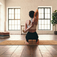 Cork Trapezoid Yoga Block
