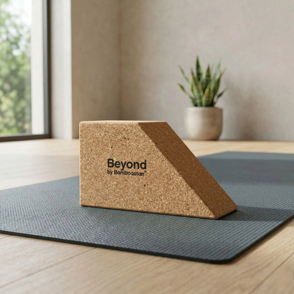 Cork Trapezoid Yoga Block