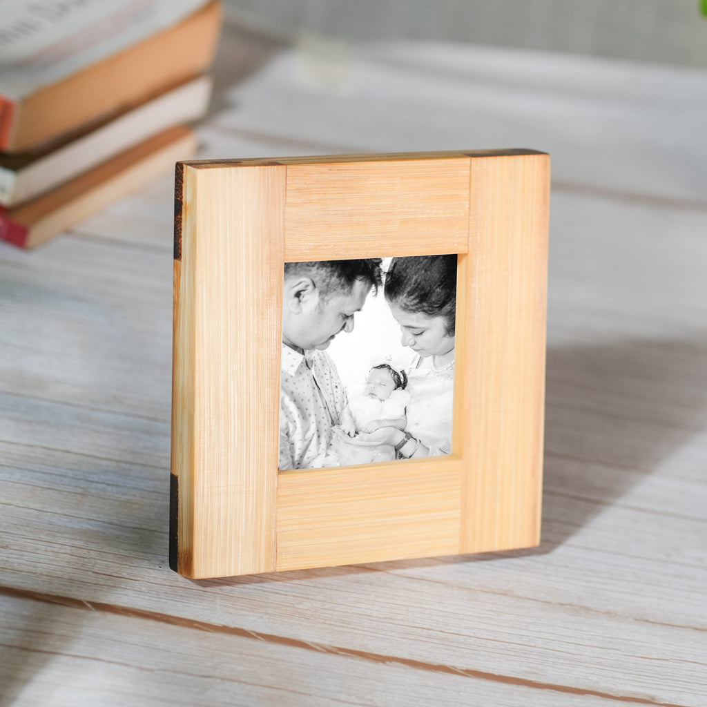 Tropical Style Bamboo Photo Frame - Square