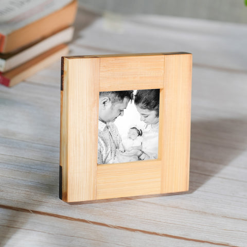 Tropical Style Bamboo Photo Frame - Square