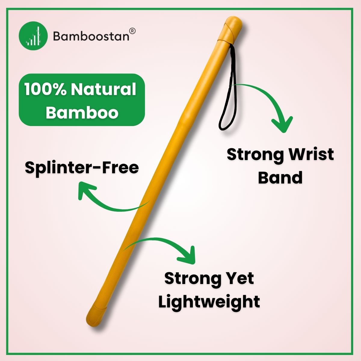 Bamboo Dog Walking Stick | Security Stick