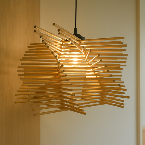 Bamboo Dragon Lamp Kit – DIY Craft Light for Mindful Living