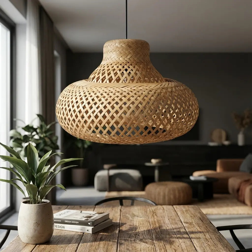 Bamboo Lumi Nest Lamp — view 3