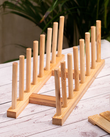 Premium Bamboo Desk Organizer for Office Supplies or Home Accessories