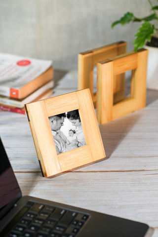 Tropical Style Bamboo Photo Frame - Square