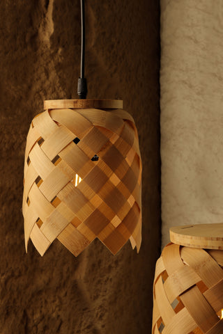 Eco-Chic Bamboo Pineapple Lamp – Handcrafted Luxury Lighting for Modern Homes